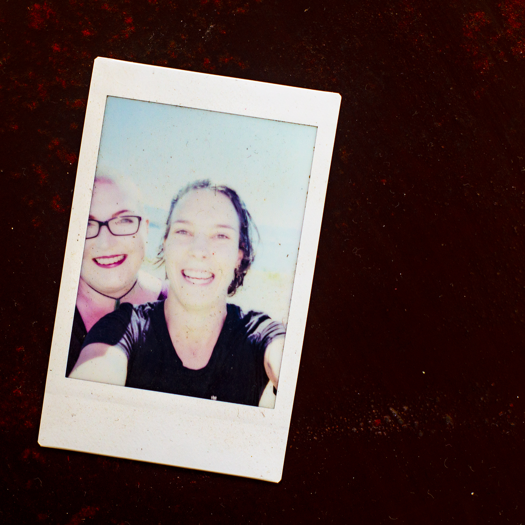 Polaroid With Greta Filming At Lake Tekapo
